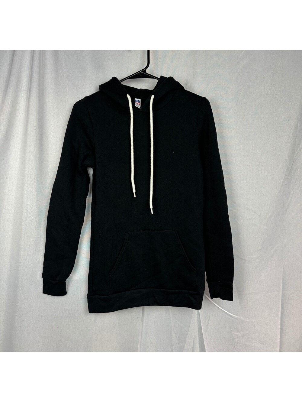 NWT Royal Apparel Hoodie Mens XS Black Minimalist Pullover